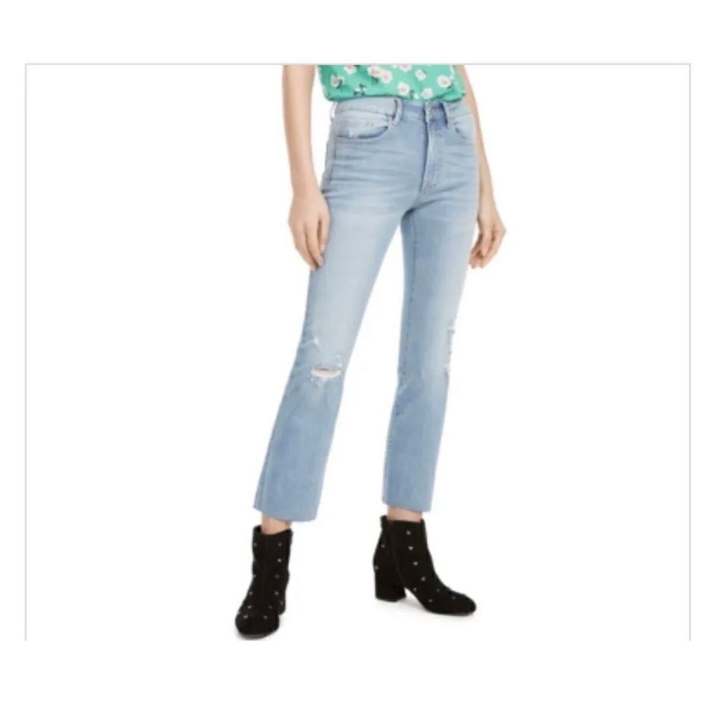 Numero Phoenix Crop Straight
Jeans High Rise Distressed Beach
Blue size 28